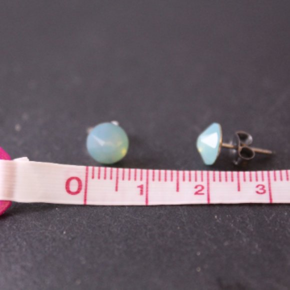 COPY - Pacific Opal Crystal Stud Earrings - Picture 5 of 5